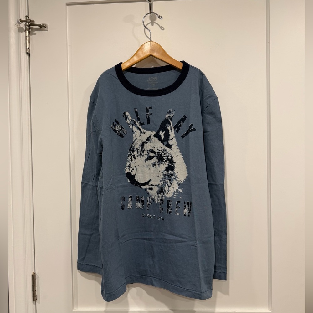 Joe Fresh Gray and Blue Graphic Tees for Kids - Picture 8 of 13